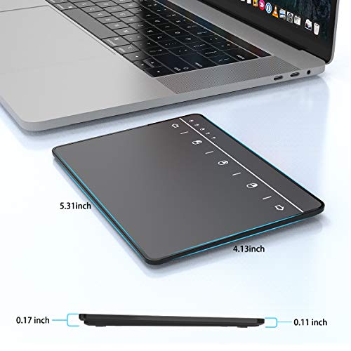 VOGEK Precision Touchpad, Wired USB Touchpad Trackpad with Multi-Touch Navigation for Windows 7 and Windows 10 on Laptop/Notebook/Desktop Computer