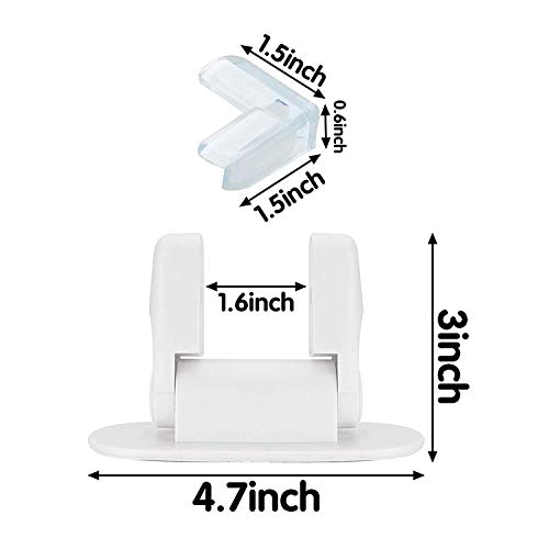 image for Grobro7 Child safety Door Lever Lock, 2 Pcs Baby Proof Door Handle Lev