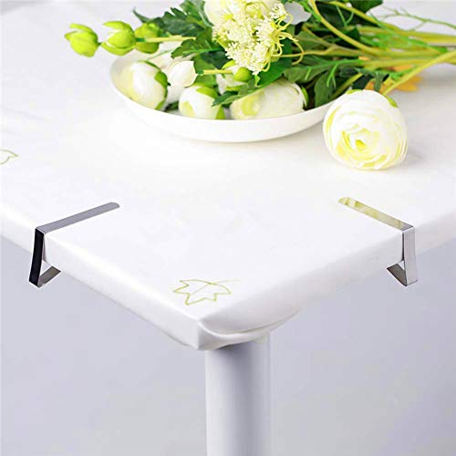 HYFEEL Tablecloth Clips 24 Packs Picnic Table Clip Stainless Steel Metal Outdoor Tablecloth Clamps Adjustable Table Cover Holder for Dining Picnic Camping Wedding Party