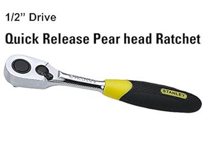 Stanley 193638 Quick Release Pear Head Ratchet