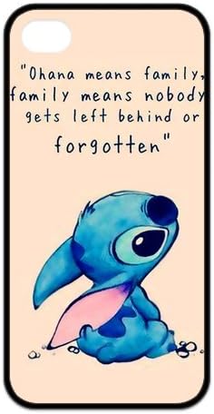 IPhone 4S case,Iphone 4 cover,Iphone 4 4S Lilo & Stitch Ohana Design TPU Case Cover,Iphone 4 4S Shell Protector