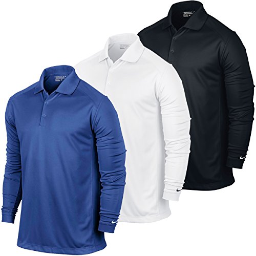 nike victory long sleeve golf polo