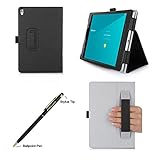 ProCase Google Nexus 9 Case - Bi-Fold Flip Stand Cover Case exclusive for 2014 HTC Google Nexus 9 Tablet (8.9 inch), with Hand Strap, Corner Protection, bonus procase stylus pen included (Black)