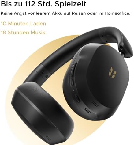 HiTune Max5s Bluetooth-Kopfhörer Over Ear mit -45 dB Hybrid-ANC
