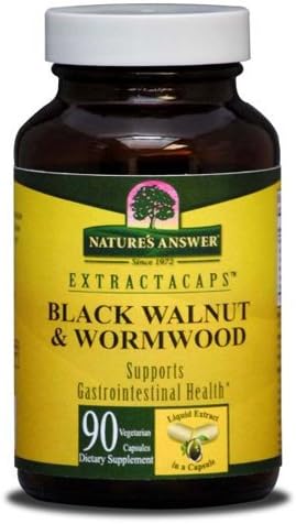 Nature's Answer Black Walnut and Wormwood - 90 Liquid Capsules