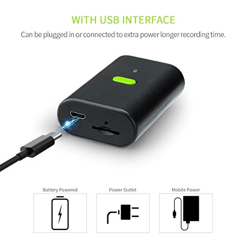 Mini Spy Camera, 1080P HD Mini Portable Security Hidden Body Camera Battery Powered, Real-time Video Loop Recording Nanny Cam Video Recorder Camcorder for Indoor and Outdoor