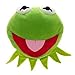 Disney Muppets Kermit the Frog Face Cushion Pillow Plush