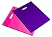 100 - Heavy Duty Purple and Hot Pink Glossy Merchandise Bags, Shopping Bags, 12” X 15” with Die Cut Handle, No Gusset, 2.0 Mil.
