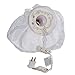 Kurt Adler 10-Light 9-Inch White Angel Treetop