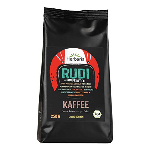 Herbaria - Rudi Kaffee entkoffeiniert ganz bio - 250 g - 6er Pack
