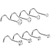 Jstyle 20G 8 Pcs Stainless Steel Nose Rings Studs Screw Piercing Body Jewelry 1.5mm 2mm 2.5mm 3mm Fang