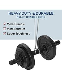 Cable de carga rápida USB tipo C [5 unidades, 3 3 6 6 10 pies] de nailon trenzado, Gris