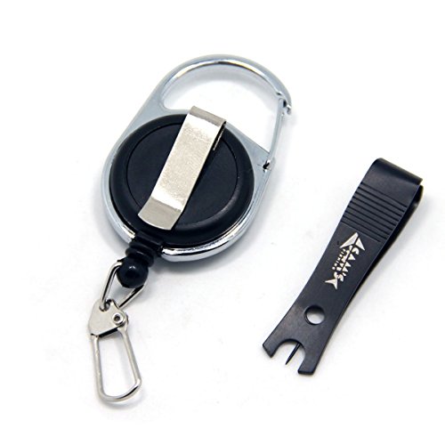 SAMS FISHING Fly Fishing Combo Line Clipper Nipper Snips with Zinger Fly Fishing Pack Tool Kit (A327) - Thumbnail 2