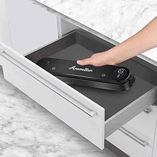 Anweller Vakuumiergerät, leichtes Folienschweißgerät für Sous Vide Kochen, für Folien bis 28 cm Breite, trockene feuchte… – Bild 8