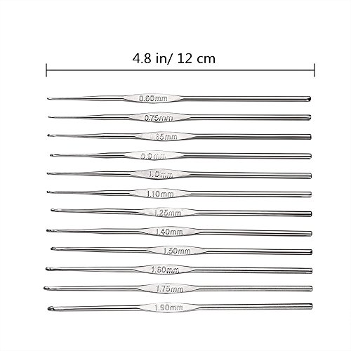 Crochet Hook Set 100pcs With Yarn Knitting Needles Sewing Tools Full Set Knit Gauge Scissors Stitch Holders DIY Craft Tools