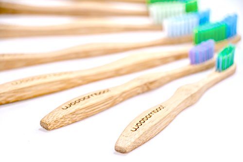 WooBamboo - Slim Handle Soft Bristle Toothbrush