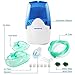 Portable Compact Compressor Cool Mist Inhaler with Full Mask Kit for Kids Adults 2 Year Warranty