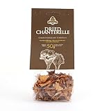 Dried Chanterelle Mushrooms | 50 Gr. / 1.7 Oz.in Transparent Plastic Bag | European Finest Chanterelle harvested in 2017