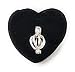 Official Precious Pearl by KW Products, Cultured Pearl in Oyster Heart pendant with Rhodium Plated Chain Heart Pendant