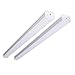 Barrina (Pack of 2) 4ft 45 Watt Extendable Utility LED Shop Light Workbench Light 4000K Neutral White 4500lm 300W Equivalent Built-in ON/Off Switch Frosted Linear LED Light Bar