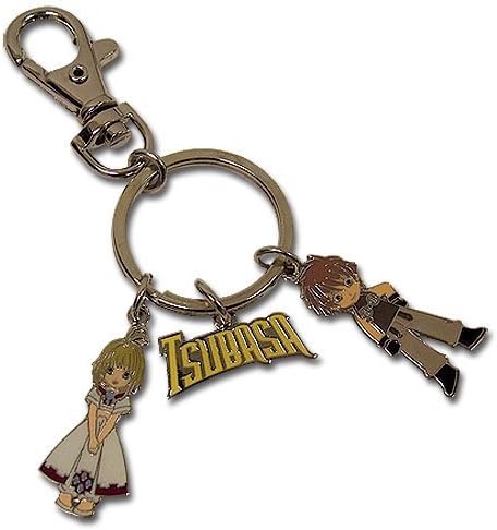 Tsubasa Syaoran &amp; Sakura Metal Keychain by TSUBASA