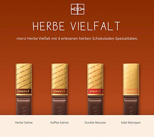 Merci Finest Selection Assorted Dark Chocolates Candy Original German Chocolate 250g/8.81oz - Thumbnail 4