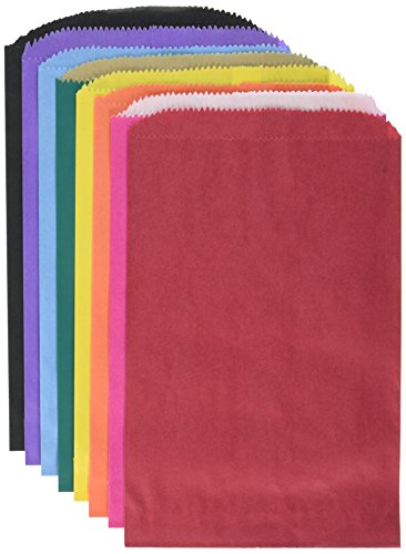 Hygloss Products HYG56289 Rainbow Pinch Bottom Bags, 6