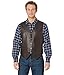 Scully Men's Leather Vest Brown X-Large