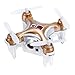 Mini Drone With Camera Live Video CX-10WD Quadcopter, Dayan Anser Pocket Racing Drones for Kids 2.4G 4CH 6 Axis Altitude Hold Remote Control Nano Quadcopter (Gold)