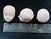 CHENGYIDA 3-PACK Mini Cosmetology Mannequin Heads ,Doll Head Parts Repair ,Practice Makeup,1/6 Bjd Dollfie Female Doll Figure Option Head