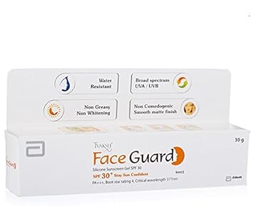 Tvaksh Face Guard Silicone Sunscreen Gel SPF 30, 30g