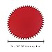 100pcs Embossed Foil Blank Certificate Self-Adhesive Sealing Stickers,Foil Sticker,Perfect for Invitations, Certification, Graduation, Notary Seals, Corporate Seals(Ren)