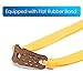 TOPRADE Brown Color Wooden Hunting Slingshot with Cotton Ammo for Catapult Game,Hunting-for Kids Children Adults (Black)