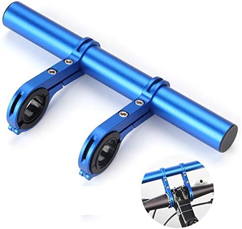 auvstar Bike Handlebar Extender,Bicycle Accessories Extender Mount Bracket,Mountain Bicycle Speedometer,LED Light Bracket GPS Phone Mount Holder, Lightweight Durable Aluminum Alloy,Space Saver.