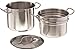 Update International (SDB-12) 12 Qt Induction Ready Double Boiler with Cover, Stainless Steel