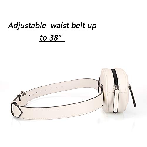 Waist Bags with Adjustable Strap Fanny Packs for Women PU Leather Belt Bag Fanny Pack Crossbody Bag