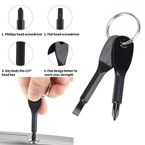 AnSaw One Set EDC Multifunctional Tools Of Stainless Steel Screwdrivers Keychain and Corkscrew Portable Wine Bottle Opener Sets Festival and Christmas Socking Stuffed Creative Gifts