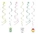 Zaffron Happy Eid Lantern Hanging Swirls (6 Pack)