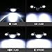 LED Headlamp,SGODDE 4 Modes 5000 Lumens Headlight,USB Rechargeable Waterproof Flashlight, 3 LED Zoomable Head Torchlight for Outdoor Camping Hunting Fishing Running- Batteries&USB Cable Included