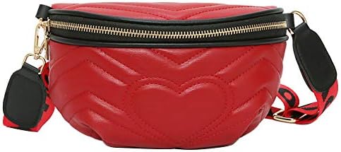 Memela Bag, Women Chest Bag Waist Bag Love Crossbody Shoulder Bag Pocket Bag Fashion Wild Chest Bag