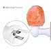 of 2) Zoostliss Mini Hand Carved Natural Original Crystal Himalayan Salt Lamp Night Light with Additional Bulb for Backup