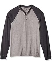 Hanes Men's Beefy Long Sleeve Henley Shirt