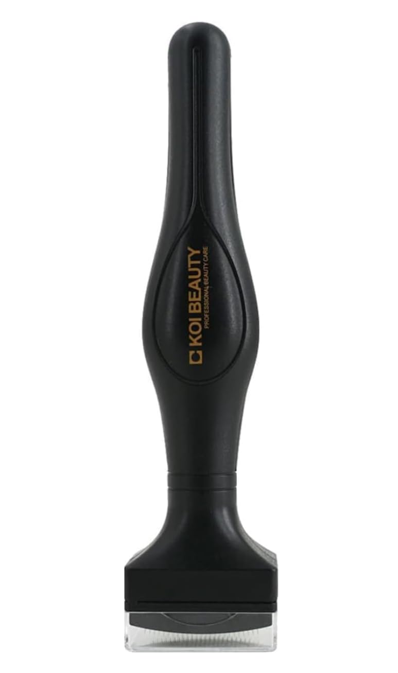 KOI BEAUTY Derma Stamp 1.5mm for Hair and Beard Growth, Derma Roller with 175 Real Individual Needles Titanium for Face Body Scalp Care, Microneedling Pen Dermastamp for Women and Men at Home