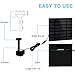 Ankway Solar Fountain Water Pump Kit 2W 3M/9.8ft Wire Length Solar Power Water Pump, 2 pack
