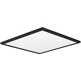 Maxim Lighting 58738WTBK Wafer - 30W 1 LED Flush Mount-0.5 Inches Tall and 15 Inches Wide, Finish Color: Black