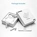True Wireless Earbuds ICEtek Bluetooth In-Ear Earphones with Built-In Mic & Charging Case for iPhone Android Phones Devices White Stylish Sweat Proof for Sports TWS Headphones