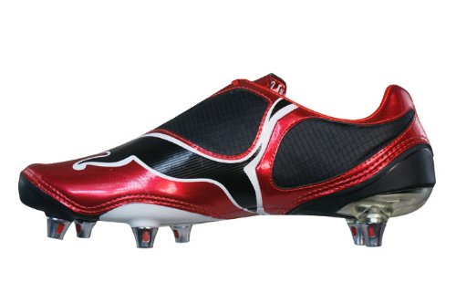 PUMA V1.08 SG Mens soccer Boots/Cleats - Red/Black