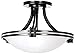 Deco Modern Ceiling Light Semi Flush Mount Fixture Oil Rubbed Bronze 16