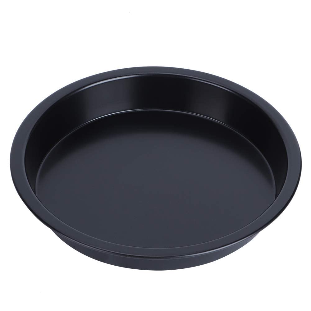 Atyhao Pizza Baking Tray - Pizza Pan Non-Stick Round Pie Cake Bread Mold Carbon Steel Baking Dish Pan Tray Kitchen Tools(6in)