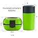 Pinnacle Thermoware Lunch Box Bag Set - Green, Unisex, Meal Holder, Stainless Steel